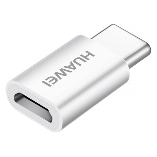 Переходник HUAWEI AP52, micro USB B (m), USB Type-C (m), белый [04071261]