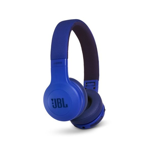 Наушники с микрофоном JBL E45BT, 3.5 мм/Bluetooth, накладные, синий [jble45btblu]