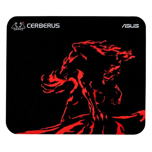 Коврик для мыши ASUS CERBERUS MAT MINI, черный/красный [90yh01c3-bdua00]