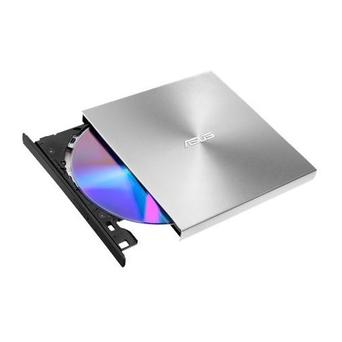 Оптический привод DVD-RW ASUS SDRW-08U9M-U, внешний, USB, серебристый, Ret [sdrw-08u9m-u/sil/g/as]