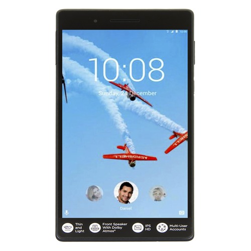 Планшет LENOVO Tab 7 TB-7504X, 1GB, 16GB, 3G, 4G, Android 7.0 черный [za380077ru]