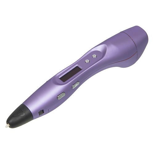 Ручка 3D Cactus CS-3D-PEN-E-METPL PLA ABS LCD Фиолетовый металлик