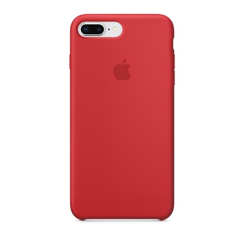 Чехол (клип-кейс) APPLE Silicone Case, для Apple iPhone 7 Plus/8 Plus, красный [mqh12zm/a]