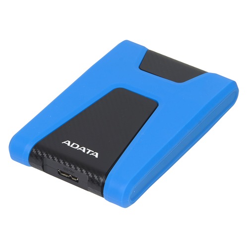 Внешний жесткий диск A-DATA DashDrive Durable HD650, 1Тб, синий [ahd650-1tu31-cbl]