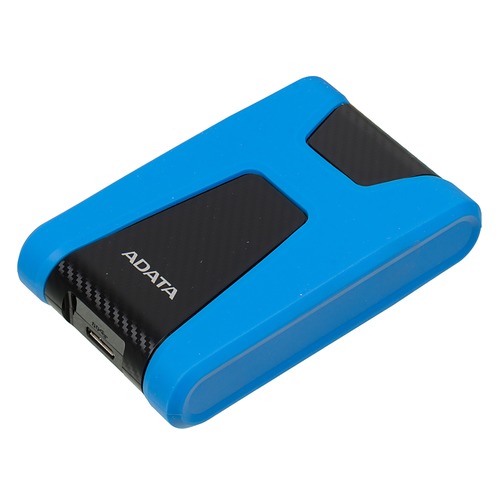 Внешний жесткий диск A-DATA DashDrive Durable HD650, 2Тб, синий [ahd650-2tu31-cbl]