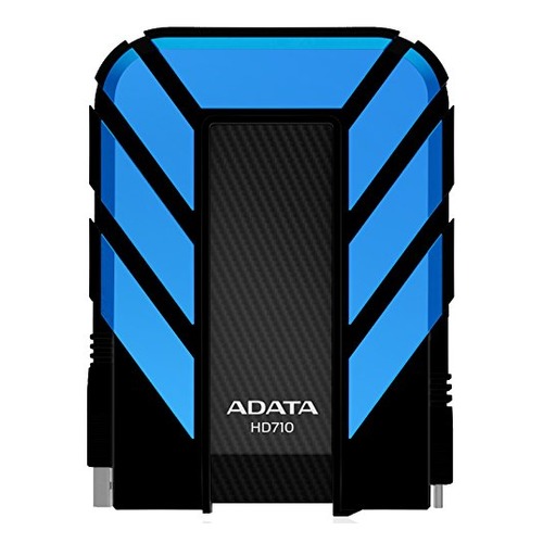 Внешний жесткий диск A-DATA DashDrive Durable HD710Pro, 2Тб, черный/желтый [ahd710p-2tu31-cyl]