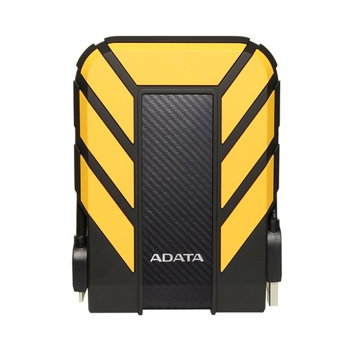 Внешний жесткий диск A-DATA DashDrive Durable HD710Pro, 1Тб, черный/желтый [ahd710p-1tu31-cyl]