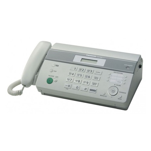 Факс PANASONIC KX-FT982RU-W, на термобумаге, белый