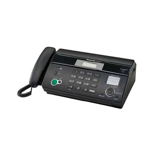 Факс PANASONIC KX-FT984RU-B, на термобумаге, черный