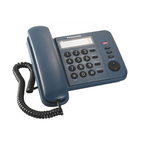 Проводной телефон PANASONIC KX-TS2352RUC, синий