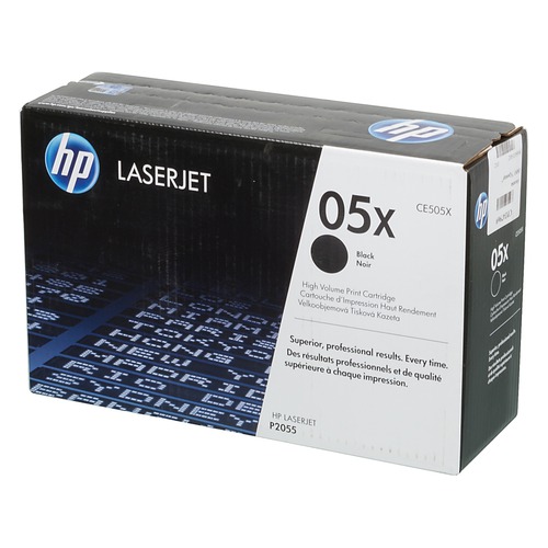 Картридж HP CE505X, черный