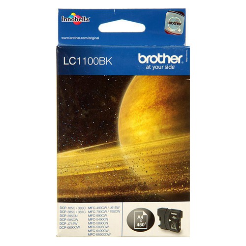 Картридж BROTHER LC1100BK, черный