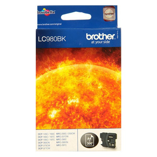 Картридж BROTHER LC980BK, черный