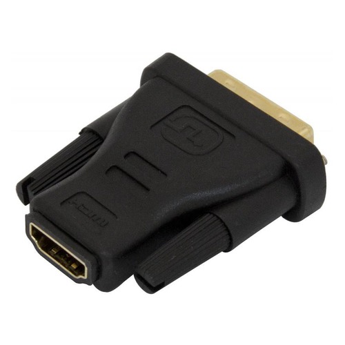 Переходник HDMI (f) - DVI-D (m), GOLD [adapter dvi-hdmi]