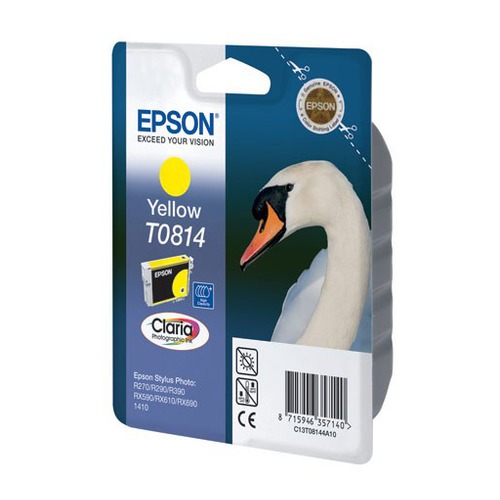 Картридж EPSON T0814, желтый [c13t11144a10]