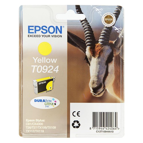 Картридж EPSON T0924, желтый [c13t10844a10]