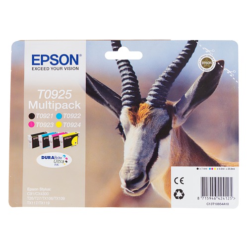 Картридж EPSON T0925, 4 цвета [c13t10854a10]