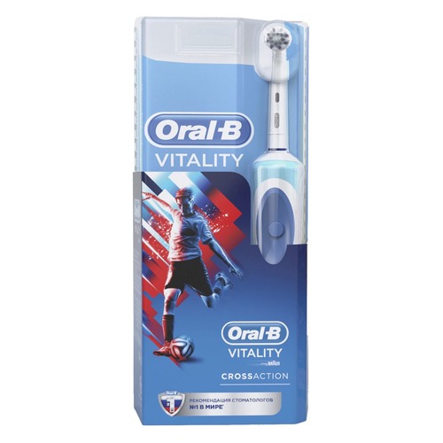 Электрическая зубная щетка ORAL-B Vitality CrossAction синий [4210201043546/4210201043508]