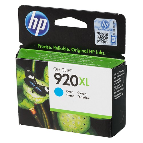 Картридж HP 920XL, голубой [cd972ae]