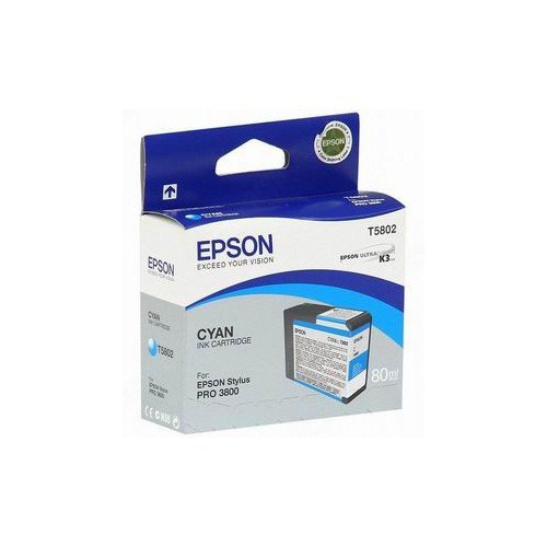 Картридж EPSON T5802, голубой [c13t580200]