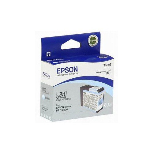 Картридж EPSON T5805, светло-голубой [c13t580500]