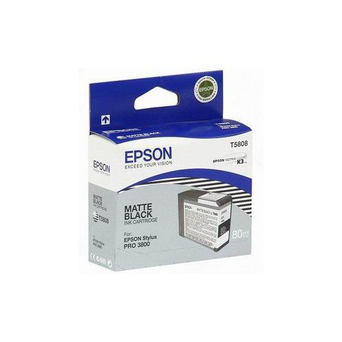 Картридж EPSON T5808, черный матовый [c13t580800]