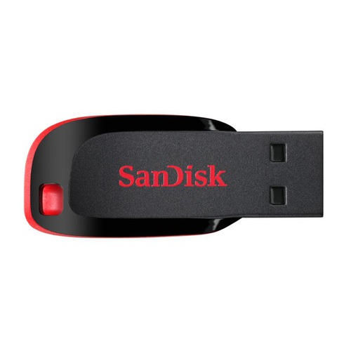 Флешка USB SANDISK Cruzer Blade 16Гб, USB2.0, черный [sdcz50-016g-b35]