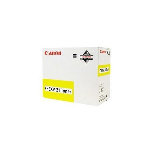 Тонер CANON C-EXV21, для IRC2880/3380/3880, желтый, 260грамм, туба