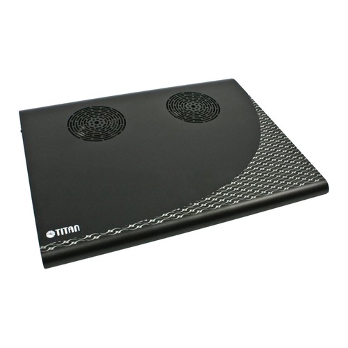Подставка для ноутбука Titan TTC-G3TZ325x263.5x29мм 16.9дБ 2x 70ммFAN алюминий черный