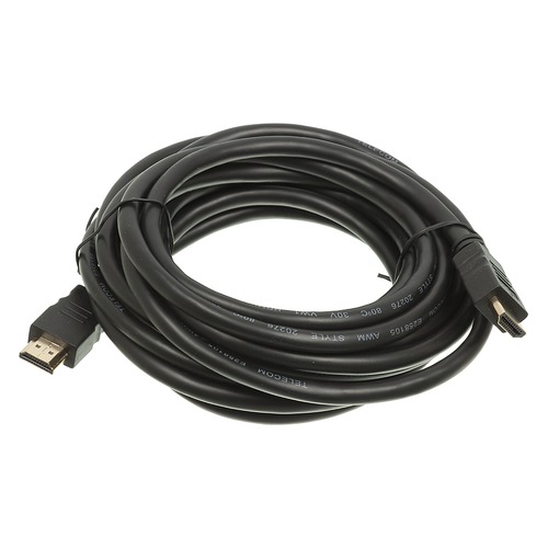 Кабель аудио-видео HDMI (m) - HDMI (m) , ver 1.4, 5м, черный