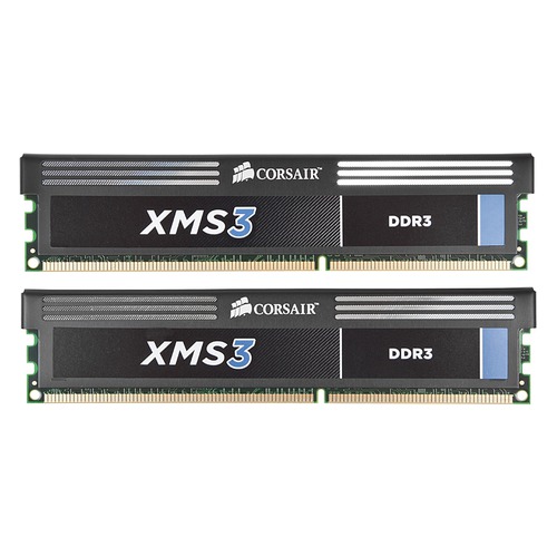 Модуль памяти CORSAIR XMS3 CMX8GX3M2A1333C9 DDR3 - 2x 4Гб 1333, DIMM, Ret