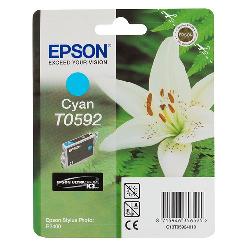 Картридж EPSON T0592, голубой [c13t05924010]