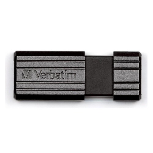 Флешка USB VERBATIM PinStripe 32Гб, USB2.0, черный [49064]