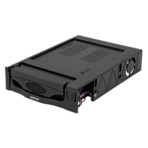 Mobile rack (салазки) для HDD AGESTAR MR3-SATA(S)-1F, черный