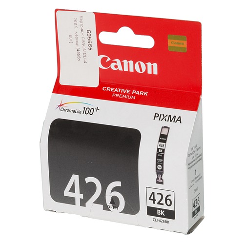 Картридж CANON CLI-426BK, черный [4556b001]