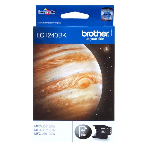 Картридж BROTHER LC1240BK, черный