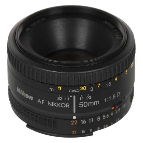 Объектив NIKON 50mm f/1.8 AF Nikkor, Nikon F [jaa013da]