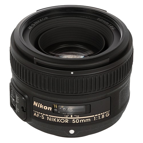 Объектив NIKON 50mm f/1.8 AF-S, Nikon F [jaa015da]