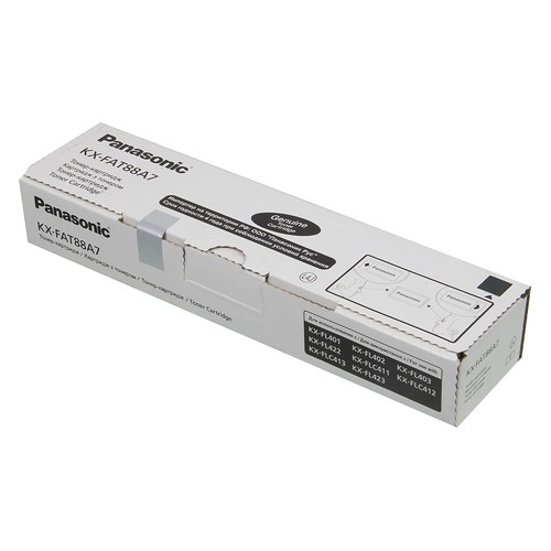 Картридж PANASONIC KX-FAT88A, черный [kx-fat88a7]