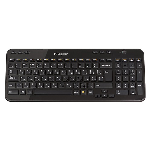 Клавиатура LOGITECH K360, USB, Радиоканал, черный [920-003095]