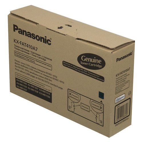 Картридж PANASONIC KX-FAT410A, черный [kx-fat410a7]