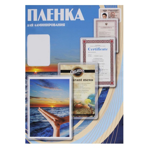 Пленка для ламинирования OFFICE KIT Office Kit, 250мкм, 216х303 мм, 100шт., глянцевая, A4