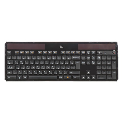 Клавиатура LOGITECH K750, USB, Радиоканал, черный [920-002938]