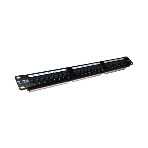 Патч-панель Lanmaster (TWT-PP24UTP ) 19" 1U 24xRJ45 кат.5e UTP