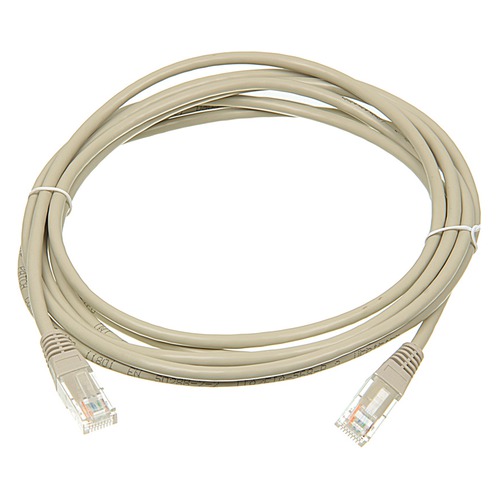 Кабель Патч-корд LANMASTER UTP, вилка RJ-45, вилка RJ-45, кат.5е, ПВХ, 3м, серый [twt-45-45-3.0-gy]