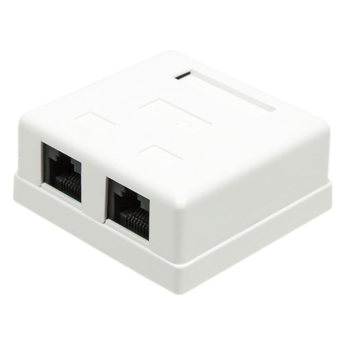 Розетка Lanmaster (TWT-SM2-4545-WH)RJ45 кат.5E (упак.:1шт)