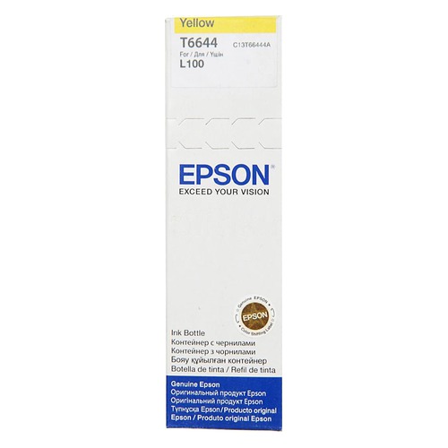 Картридж EPSON T6644, желтый [c13t66444a]