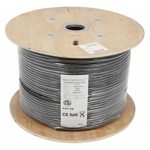 Кабель информ. Lanmaster (LAN-5EFTP-WP-OUT) кат.5е F/UTP 4X2X24AWG PE внеш. 305м