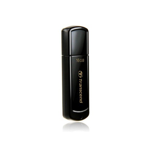 Флешка USB TRANSCEND Jetflash 350 16Гб, USB2.0, черный [ts16gjf350]