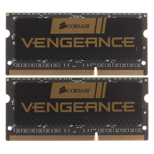 Модуль памяти CORSAIR Vengeance CMSX8GX3M2A1600C9 DDR3 - 2x 4Гб 1600, SO-DIMM, Ret